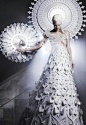 Snow Queen paper dress