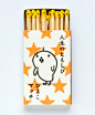 日本Kokeshi可爱的创意火柴盒包装 #采集大赛#
