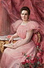 Pretty in Pink - Paul de la Boulaye - 1890