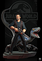 Fanart Jurassic world, Kontorn Boonyanate : Dinsai Fanart Jurassic World
Owen Grady & Blue

Concept design by Chanin
3d Sculpt & render by Dongk