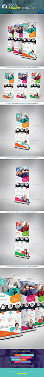 Social - Banner Signage 2 - GraphicRiver Item for Sale@北坤人素材