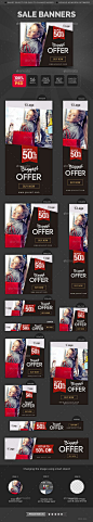 Sale Banners Template #design #web Download: http://graphicriver.net/item/sale-banners/11932750?ref=ksioks: 