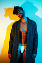 Lights II : Retouch for Adon magazinePhoto - Alex JacksonRetouch - Damon LixModel - Landon FalgoustWardrobe:Briefs - VersaceCoat - Calvin Klein, Burberry & Trapstar London