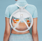 Fishbowl backpack by Cassandra Verity Green