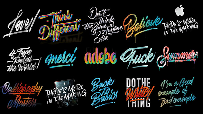 Lettering collection...