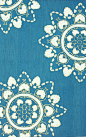 新古典羊蓝色毛花纹地毯贴图