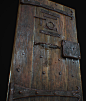 Dungeon door, Josh Garcia : Dungeon door asset (commission)