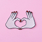 - Description - how to apply STYLE: love put your heart hands up! this sweet patch by cou cou suzette lets you flash the universal love sign wherever you go. fellow heart-hands flashers taylor swift a