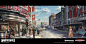 Wolfenstein 2: the New Colossus  Concept art , Dennis Chan : Concept art for  Wolfenstein 2 the new colossus for Machinegames under the art direction of Axel Torvenius.