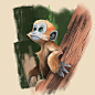 Francois' Leaf Monkey : Personal project, leaf monkey character design.