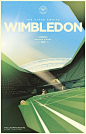 campaign design designer Digital Art  graphic design  tenis wimbledon