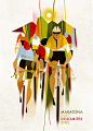 Maratona dles Dolomites : 30 posters created to commemorate the 30th anniversary of "Maratona dles Dolomites"