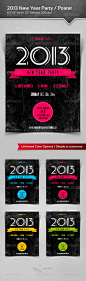 Print Templates - 2013 New Year Party / Poster | GraphicRiver