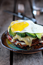 Crispy Kale BLT Croque Madame with Smoked Gouda + Avocado-4