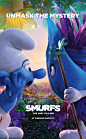 2017.04美国《蓝精灵：寻找神秘村 Smurfs: The Lost Village》角色海报 