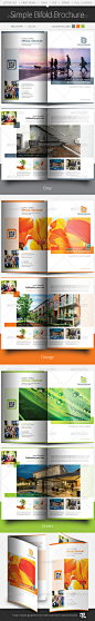 Simple Bifold Brochure Vol.03 - Informational Brochures