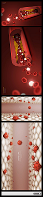 肠道病毒细菌免疫系统海报背景 (1)
