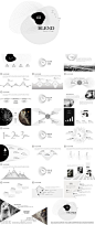 欧美黑白杂志风极简PPT