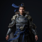 Southern Song Dynasty Costume for BP18, Patrick CN Wong : This is a project that I want to focus mainly on using marvelous designer.  Making a bow its still a challenge.- skin detail with textureXYZ displacement- skin textures with 3dsk reference- cos