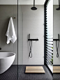 Beautiful minimalist bathroom | Australian Interior Design Awards: