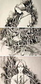 90后画师丨李一帆用水彩绘出的“百鬼”图