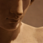 Detail of Antinous, the lover of emperor Hadrian.