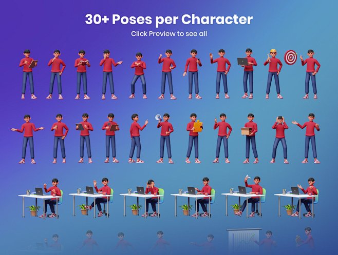 3D Characters Work A...