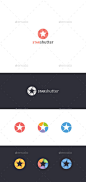 照片星标志模板——抽象标志模板Photo Star Logo Template - Abstract Logo Templates相机、色彩鲜艳、现代、照片、摄影、专业、快门,明星,股票,工作室,网络 camera, colorful, modern, photo, photography, professional, shutter, star, stock, studio, web