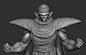 Namek, Rodrigue Pralier : Piccolo rendered in Vray and Nail sketch