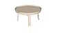 Around coffee table by Muuto - large - designed by Thomas Bentzen