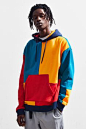 UO Colorblocked Hoodie Sweatshirt | Urban Outfitters