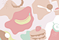 甜蜜色彩！甜品店VI设计 - 优优教程网 - UiiiUiii.com : 一家平价甜品店，提供华夫饼、冰淇淋等甜点，将甜品要用到的材料香蕉、奇异果、草莓、可可等融入VI视觉之中，通过甜蜜温馨的色彩，提高顾客内心的愉悦感。
