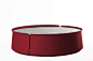 CORUM | Coffee table for living room Les Contemporains Collection By ROCHE BOBOIS : Round glass coffee table for living room