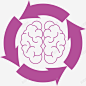 箭头科技智能大脑矢量图高清素材 页面 免费下载 页面网页 平面电商 创意素材 png素材