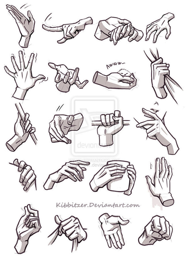 Hands reference 4 by...