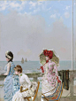 Mezzogiorno al Mare by Vittorio Matteo Corcos