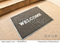 Welcome carpet