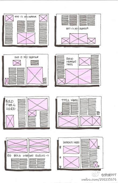 伊馨采集到版式设计模板