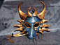 Blue And Gold Dragon Mask by ~Jedi-With-Wings on deviantART