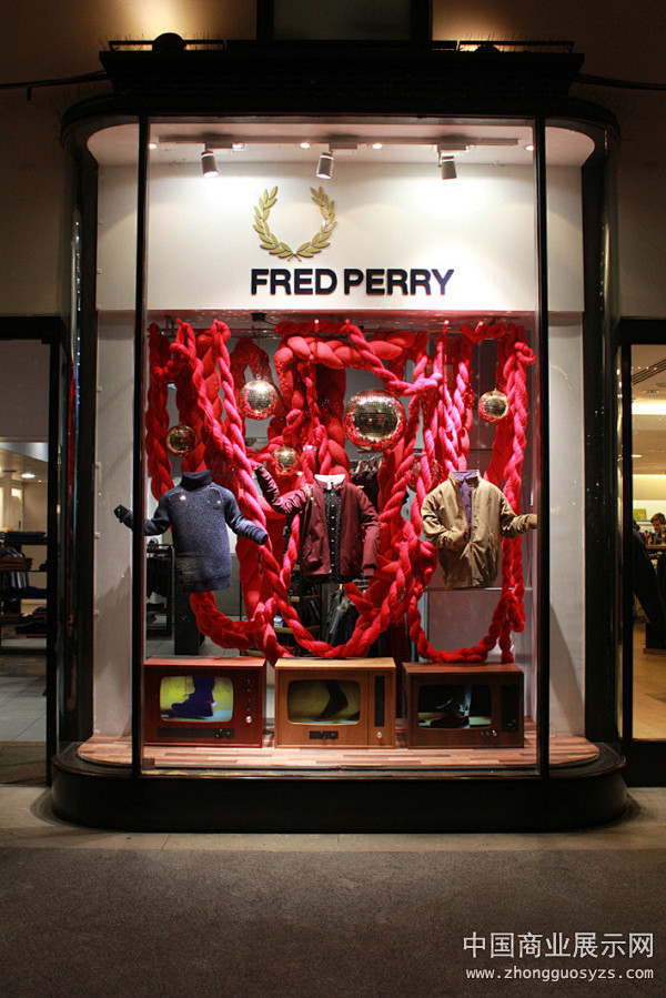 FRED PERRY 2013圣诞橱窗设...