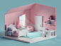 Quick Cute Room : quick render to pass the time between projects