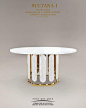 Sultana-I- Dining Table - Designer Monzer Hammoud - Pont des Arts Studio Paris-