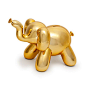 Elephant Money Bank Gold