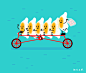 Tasty Illustration - 13. Dumplings, Bicycle : Dumplings, Bicycle!!!