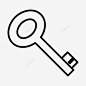 钥匙主钥匙密码图标 页面网页 平面电商 创意素材