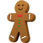 ginger man-angle-2 - 20款圣诞节3D图标合集素材下载 Christmas 3D Icon Set .C4D .figma