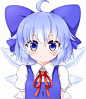 #东方project#
#琪露诺#
作者#モフモフ#
1girl :< :3 animated animated_gif blinking blue_eyes blue_hair blush bow bowtie bust cirno collared_shirt dress emofuri eyes_closed fang hair_bow happy head_tilt ice ice_wings looking_at_viewer mofu_mofu open_mouth pout puffy