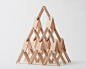 kengo kuma tsumiki pavilion tokyo design week triangle-shaped wooden blocks designboom