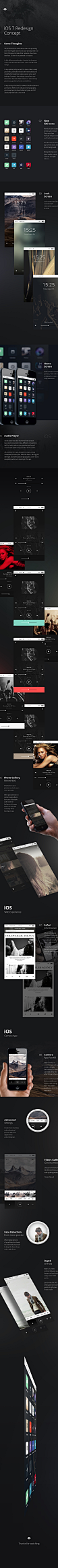 iOS 7 Redesign Concept on Behance