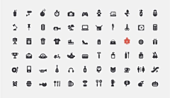 evilj采集到Glyph icons